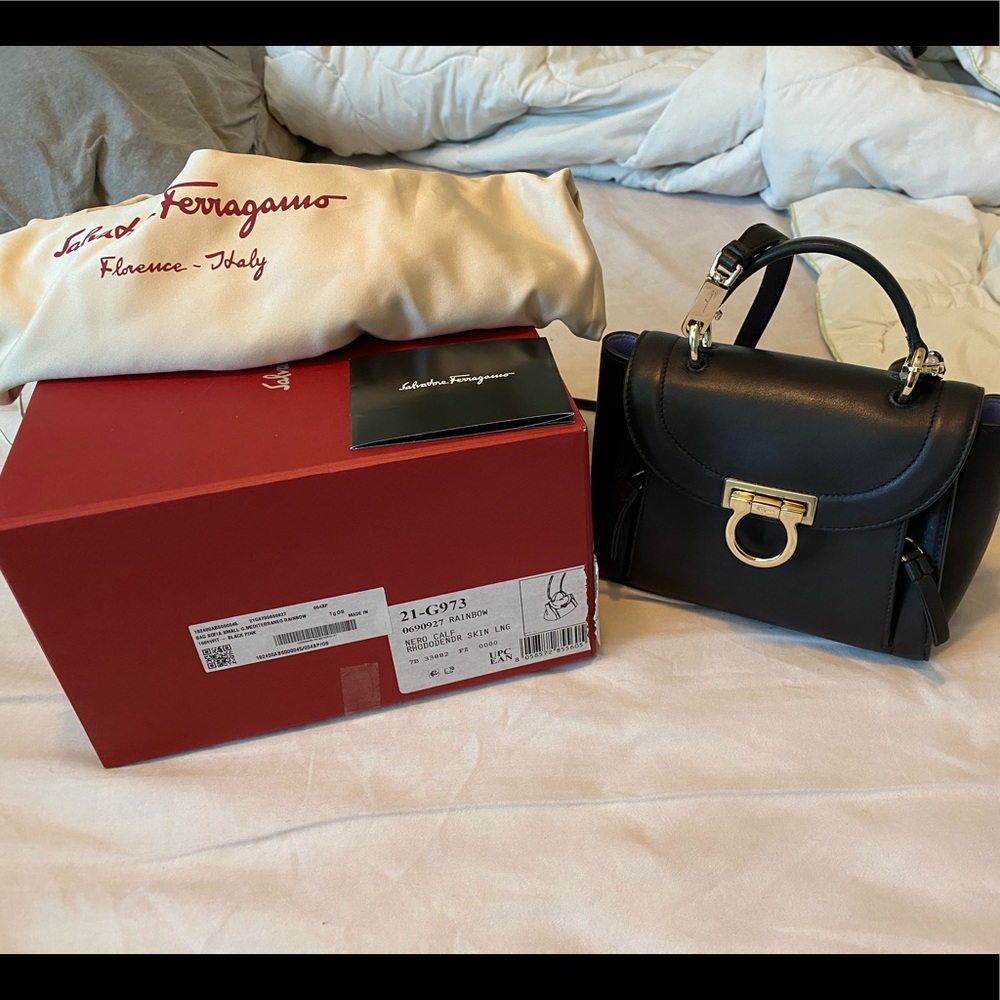Salvatore sophia rainbow handbag small